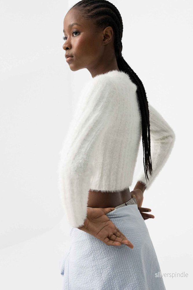 NAVY COZY FLUFFY SWEATER - Bild 3