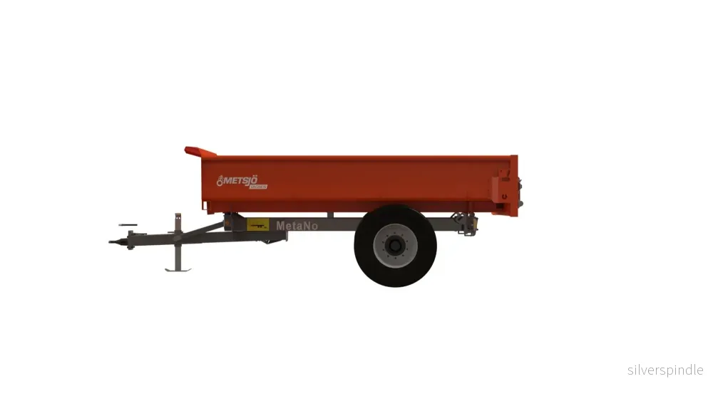 MetaNo Schakt 1 axel 3.5 L4165 H600 B2550 6,1kbm 385/65x22,5 - Bild 2