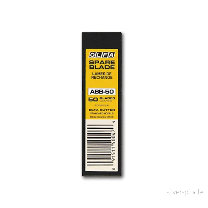 Olfa ABB-50, 50st Ultra sharp black 9mm brytblad - Bild 3