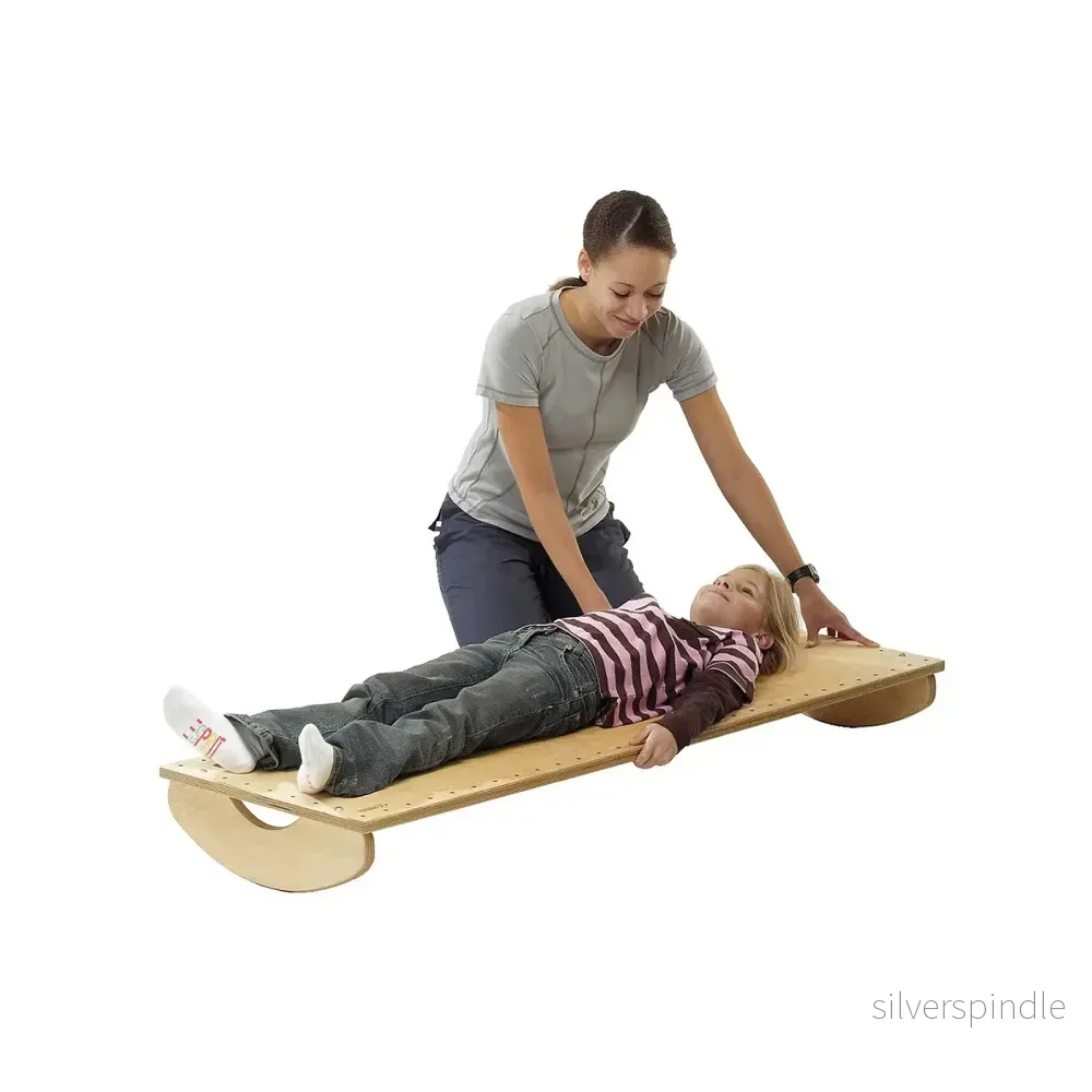 Balansbräda Pedalo Maxi Trä 150 × 45 cm – för balans, motorik och samarbetsövningar - Bild 3