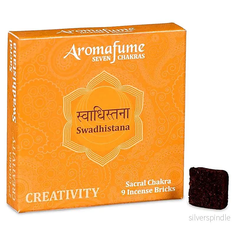 Aromafume Chakra Rökelsebrickor 1-7 chakrat - Bild 2