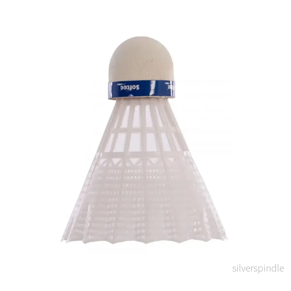 Softee 0.5 Badmintonbollar – vita, 6-pack - Bild 3