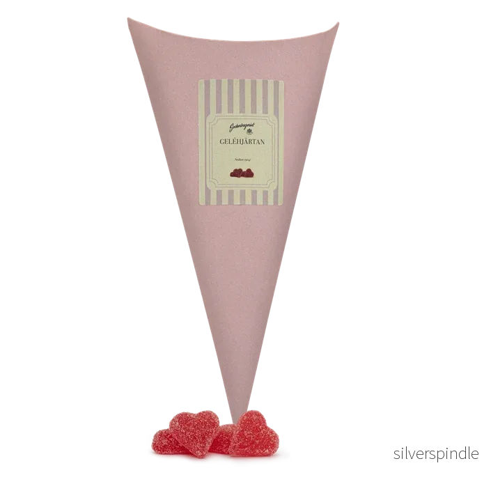 Geléhjärtan i strut 200gr