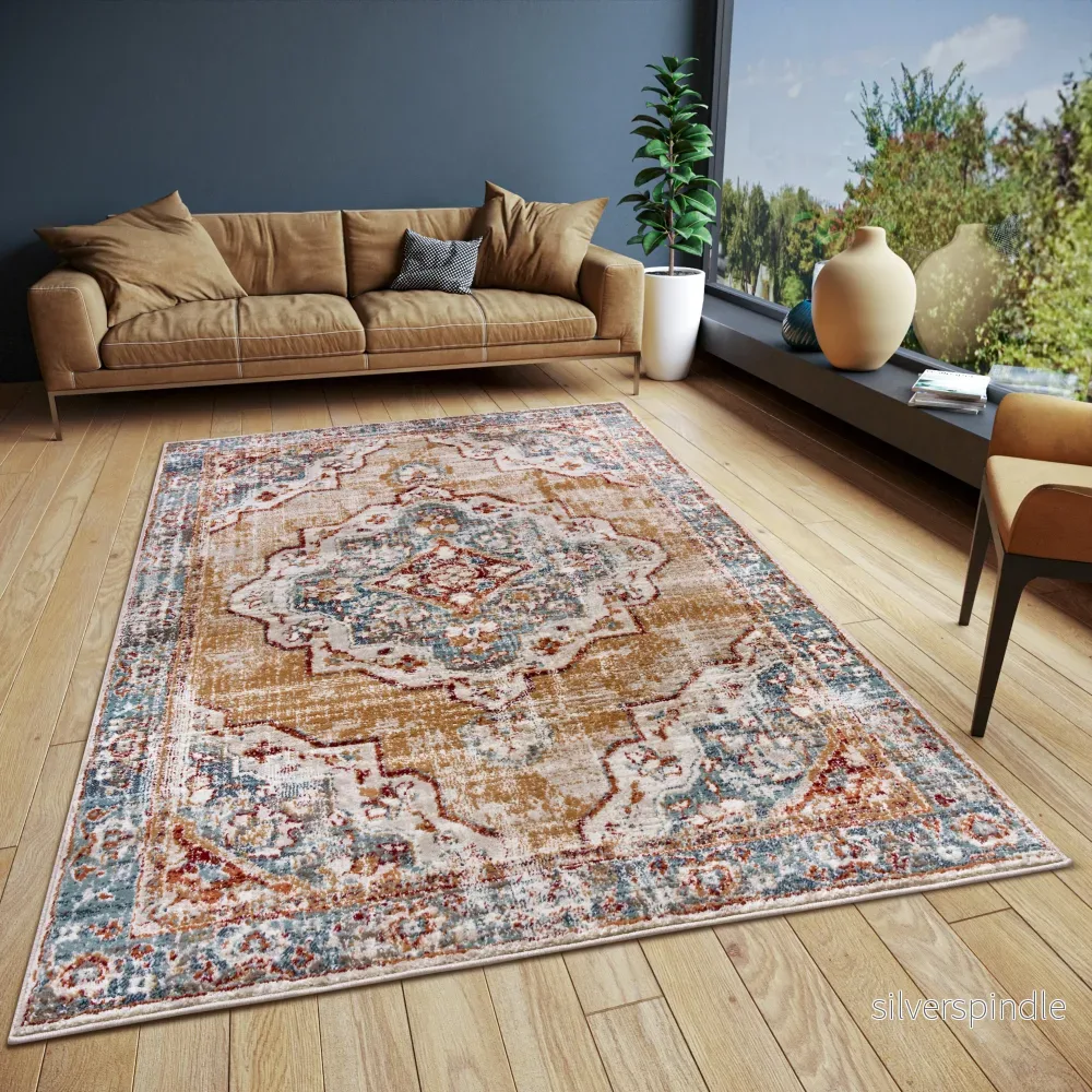 Strozzi beige/blå/flerfärgad Strozzi beige/blå/flerfärgad