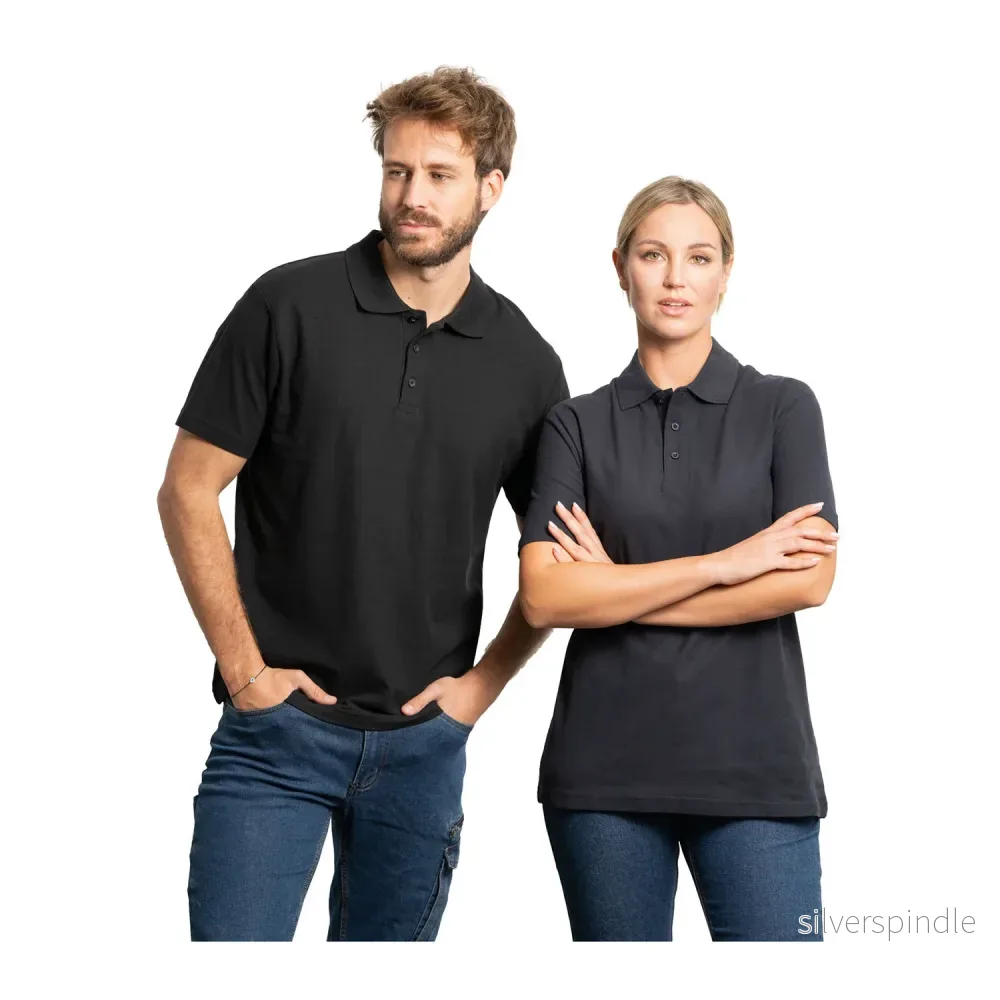 Austral kortärmad unisex pikétröja - Bild 2