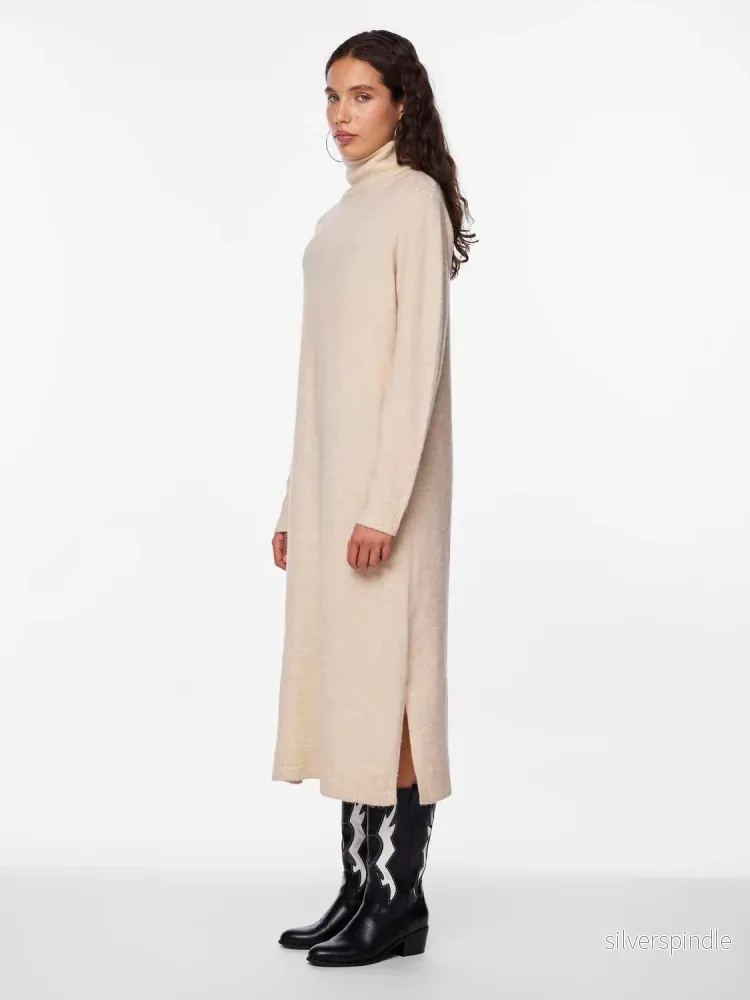 JULIANA LS ROLLNECK KNIT DRESS - Bild 3