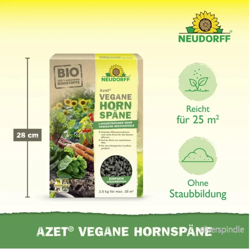 Neudorff Vegaaninen Sarvilastu, Azet Vegan, 2,5 kg - Bild 3