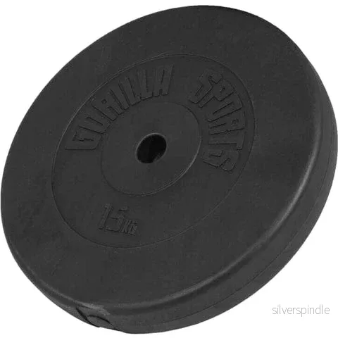 Viktskiva i hård plast 15 kg (30 mm) Viktskiva i hård plast 15 kg (30 mm)