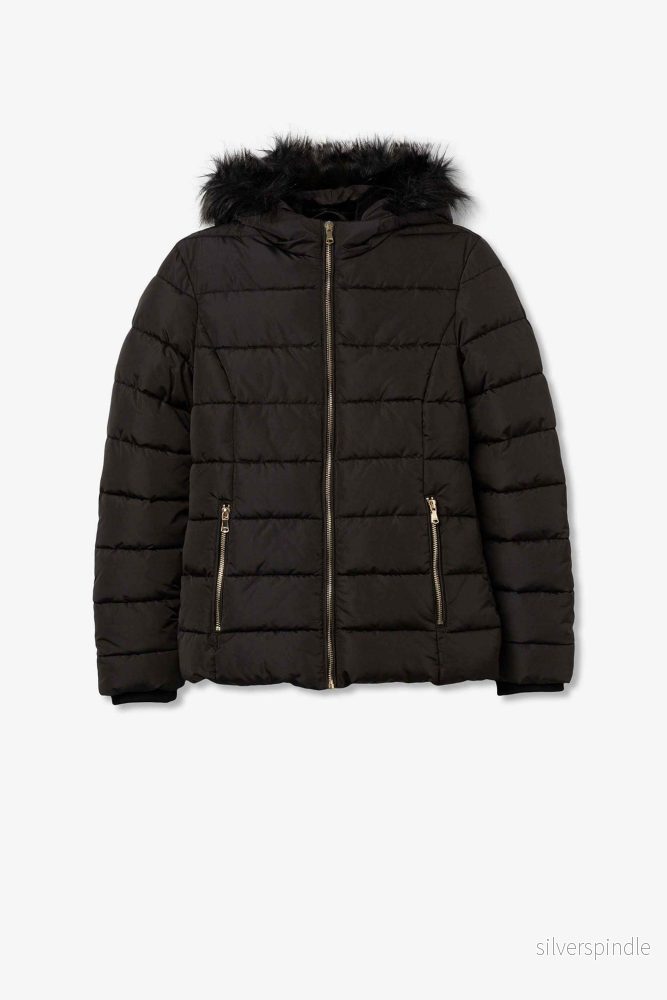 FEED BLACK PUFFER JACKET - Bild 3