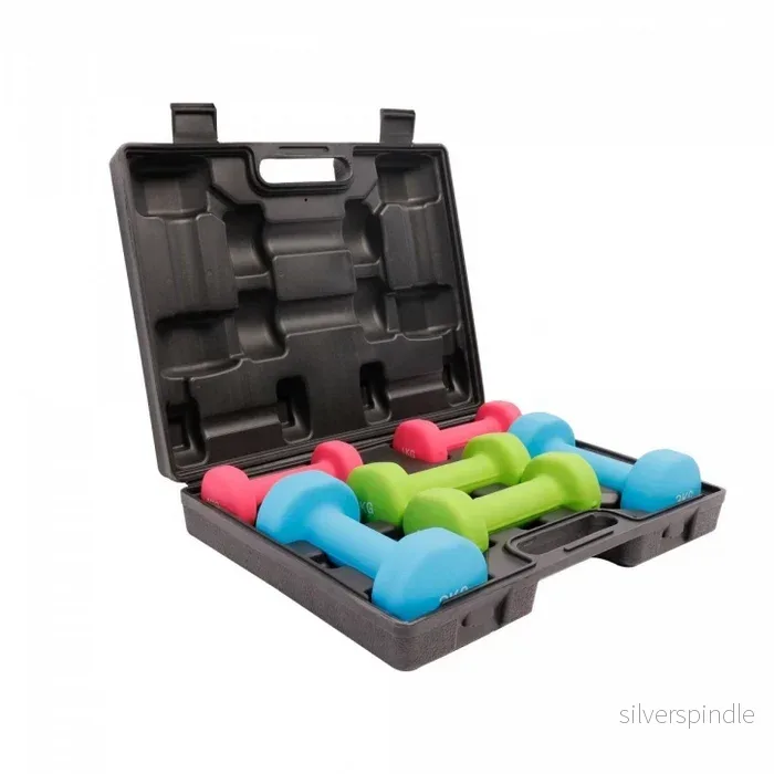 Aerobt hantelset med fodral (12 kg) Aerobt hantelset med fodral (12 kg)