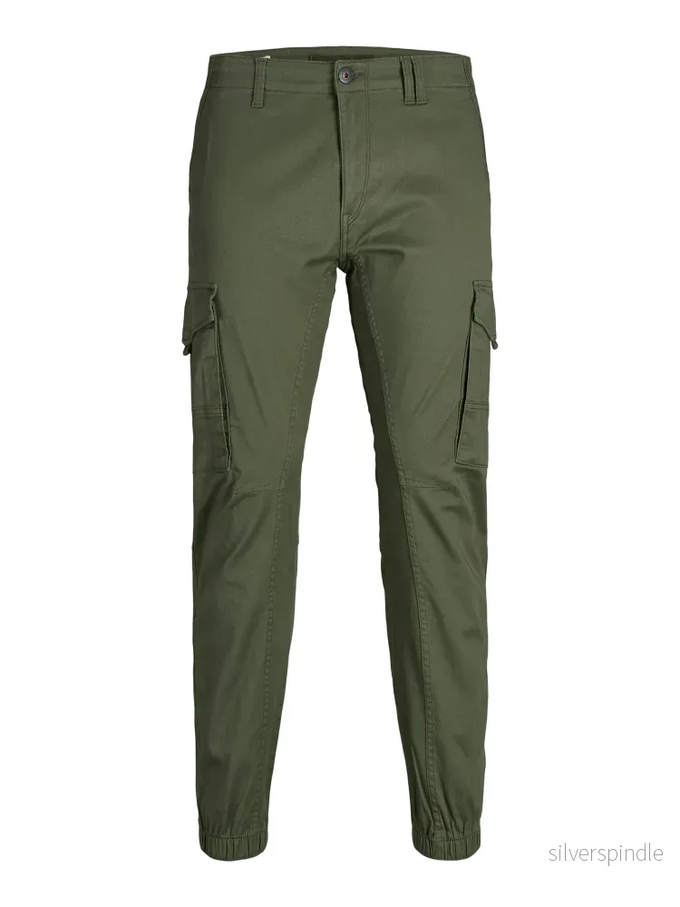 PAUL FLAKE 542 OLIVE CARGO PANT - Bild 3