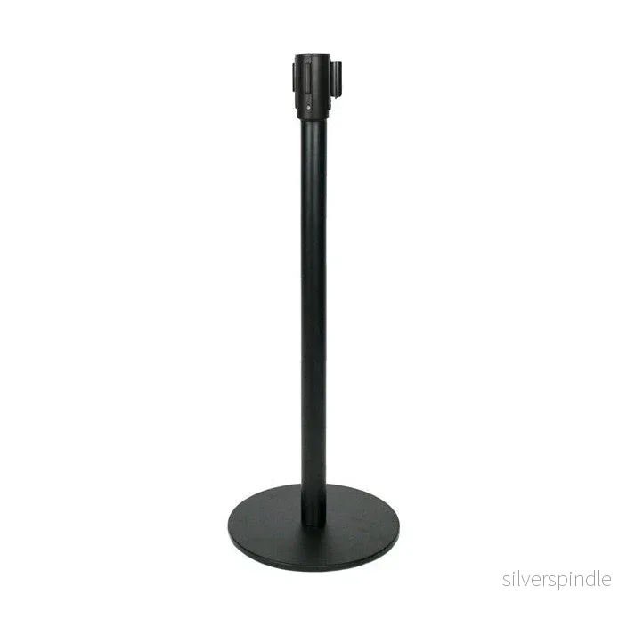 Svart avspärrningsstolpe - Bild 3