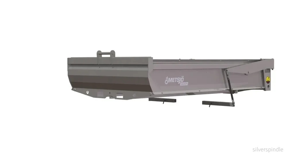 Schaktflak MetaE autoläm L4165 H600 B2550 6,1kbm GRÅ