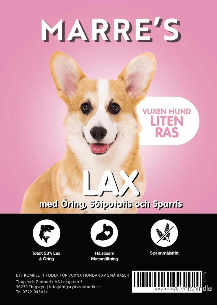 Marre´s Vuxen Liten Ras med Lax 6kg