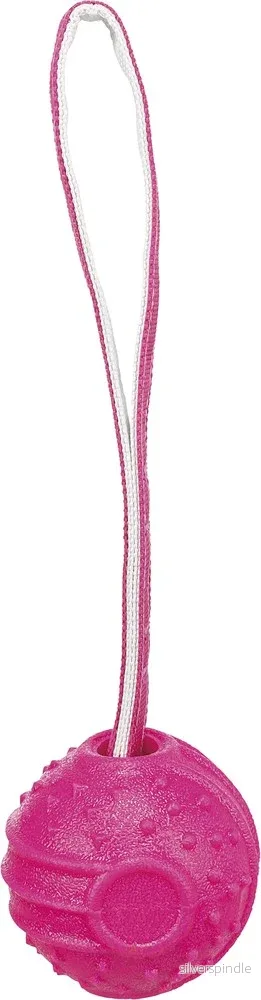 Soft & Strong boll med rem, TPR, 29 cm, rosa - Bild 2