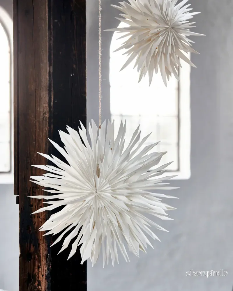 Julstjärna reef offwhite 50cm - Bild 3