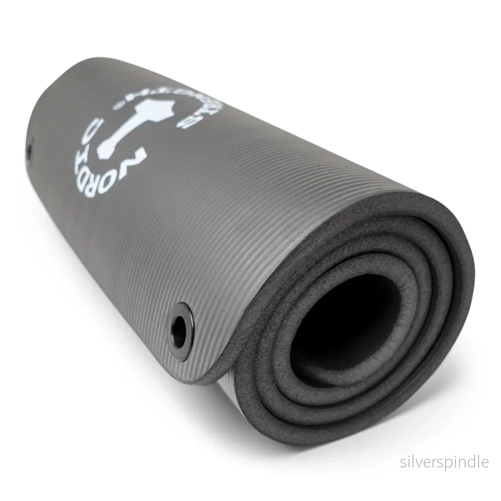 Träningsmatta grå och tjock - Nordic Strength - Bild 2