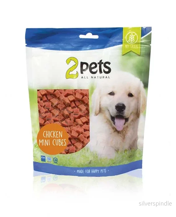 2pets Dogsnack Chicken MiniCubes, 400 g 2pets Dogsnack Chicken MiniCubes, 400 g