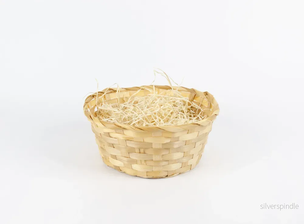 Tom presentkorg | Rund | 22 cm | Naturfärgad | Inklusive träull Tom presentkorg | Rund | 22 cm | Naturfärgad | Inklusive träull