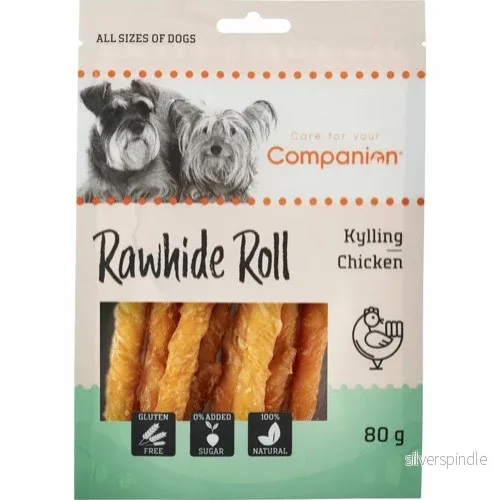 COMPANION CHICKEN RAWHIDE ROLL 80g COMPANION CHICKEN RAWHIDE ROLL 80g