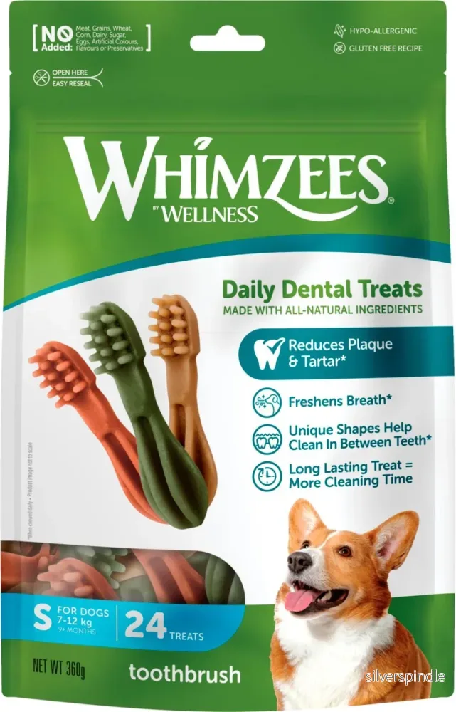 Whimzees Tandborste S 24p 360g