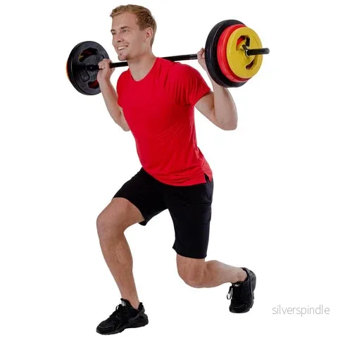 Aerobic viktstångsset 20 kg (Färgad) - Bild 2