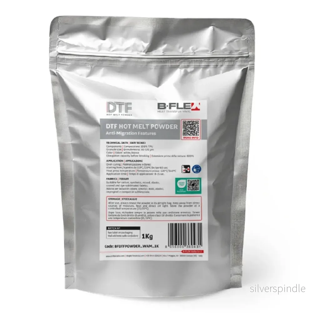 B-Flex, DTF Transferpulver - Vit Sublistop