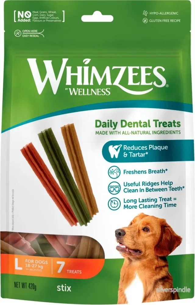 Whimzees Stix L Påse 7 st Whimzees Stix L Påse 7 st