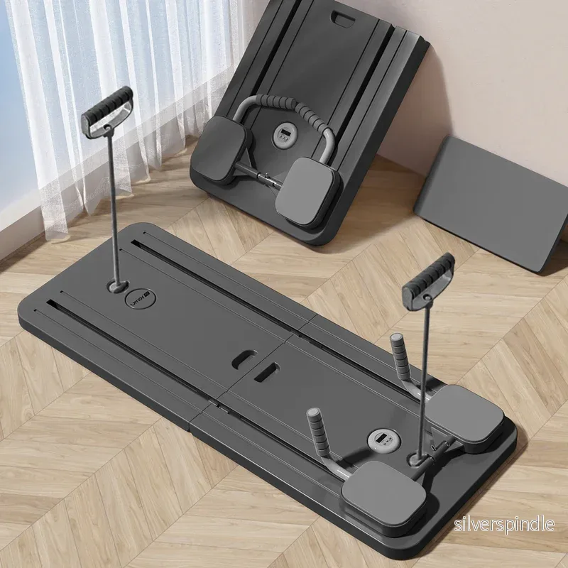 5-i-1 Bärbart Pilates Board Reformer-set – Svart - Bild 2