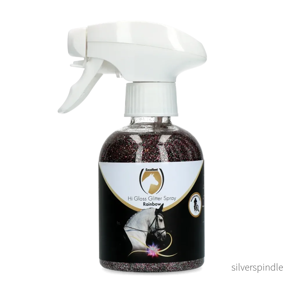 Excellent Horse Hi Gloss Glitter Spray Regnbåge 250 ml Excellent Horse Hi Gloss Glitter Spray Regnbåge 250 ml