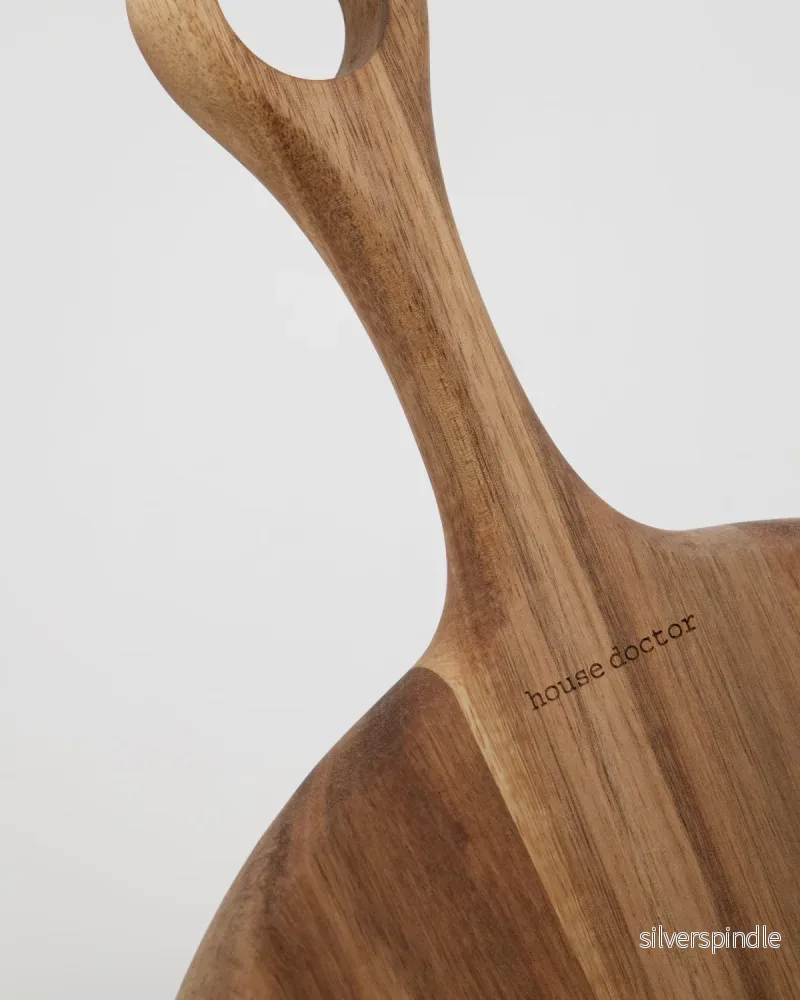 Eya 47cm natur rund skärbräda - Bild 2