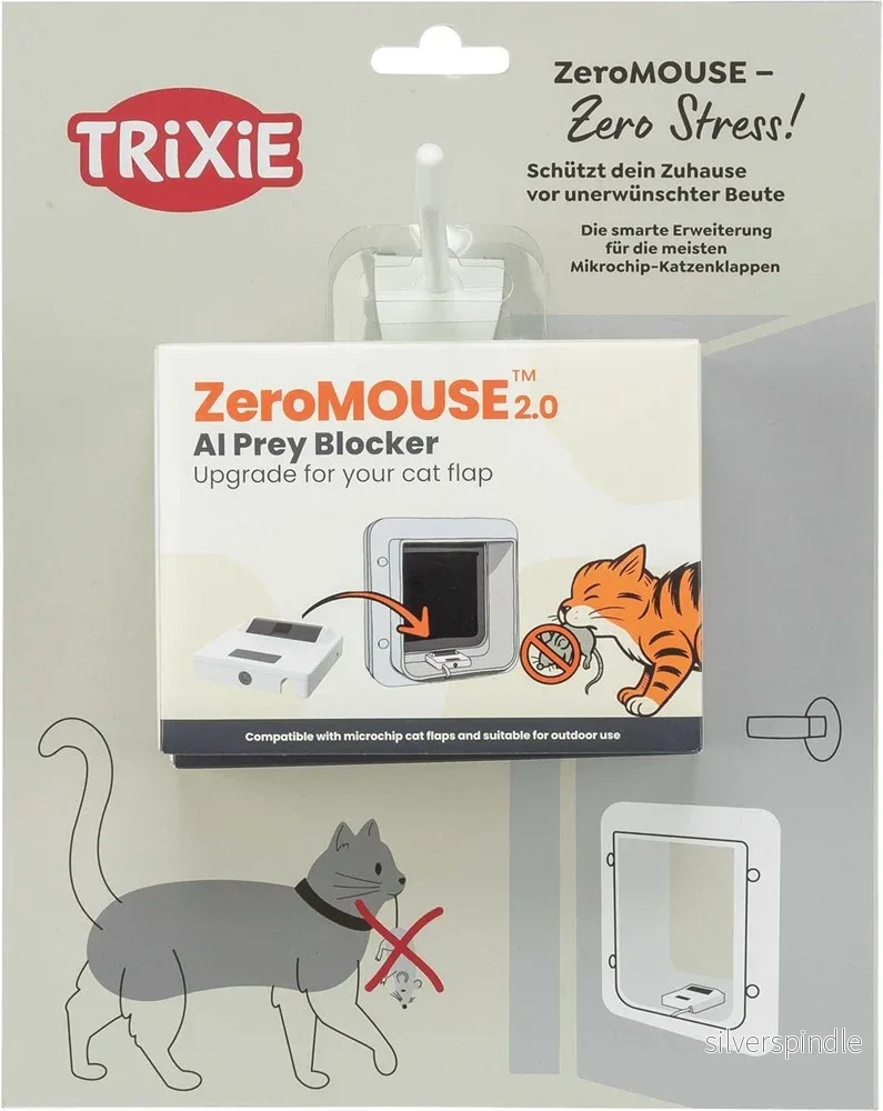 ZeroMouse – Adapter för bytesdetektion, 5,75 × 1,65 × 5,91 cm, vit
