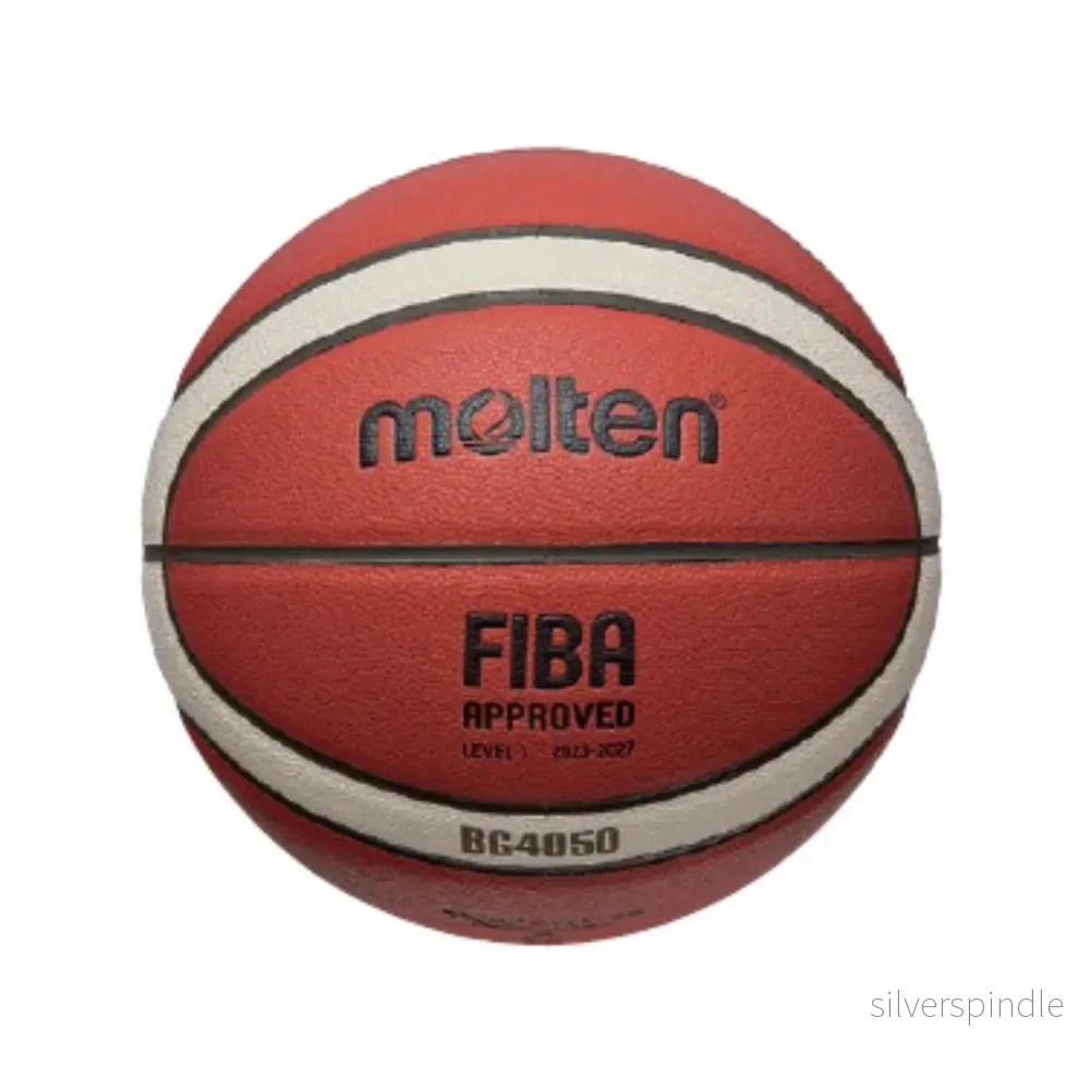 Molten 4050 Basketboll – FIBA-godkänd matchboll i storlek 5, 6 och 7