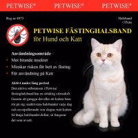 PETWISE FÄSTINGHALSBAND FÖR KATT 