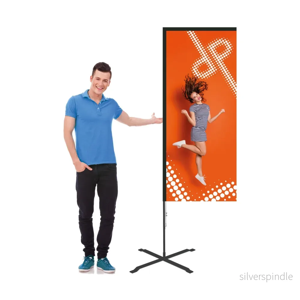 Rektangulär Beachflagga Liten Rektangulär Beachflagga Liten