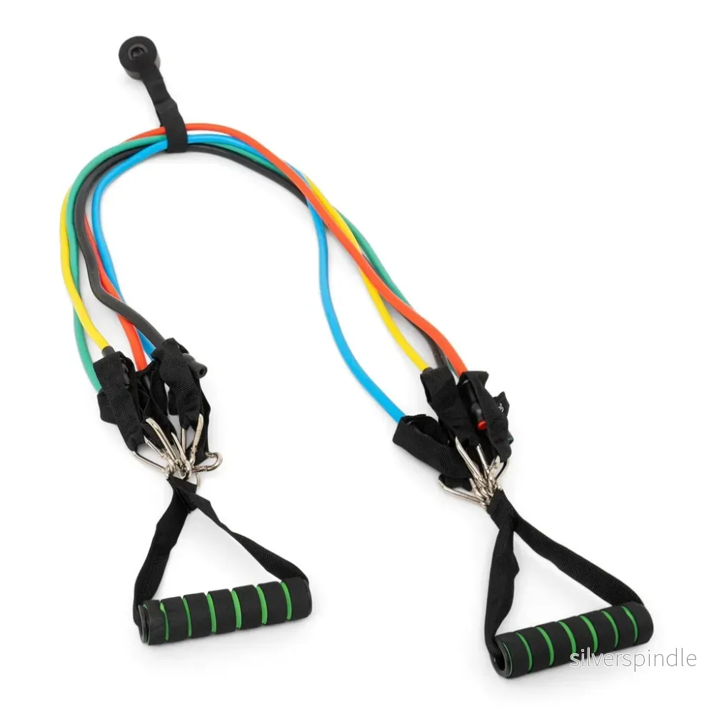 Träningsband-set med handtag – Komplett hemmaträning set PRO Träningsband-set med handtag – Komplett hemmaträning set PRO
