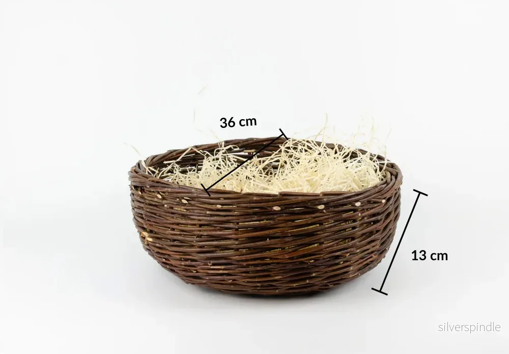 Tom presentkorg - Rund 36×13 cm ink träull - Bild 2
