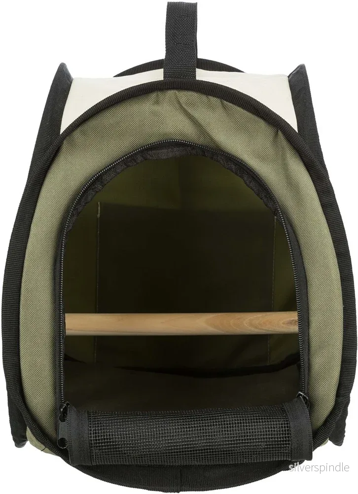 Transportbur fågel nylon m sittpinne 27x27x32 cm - Bild 2