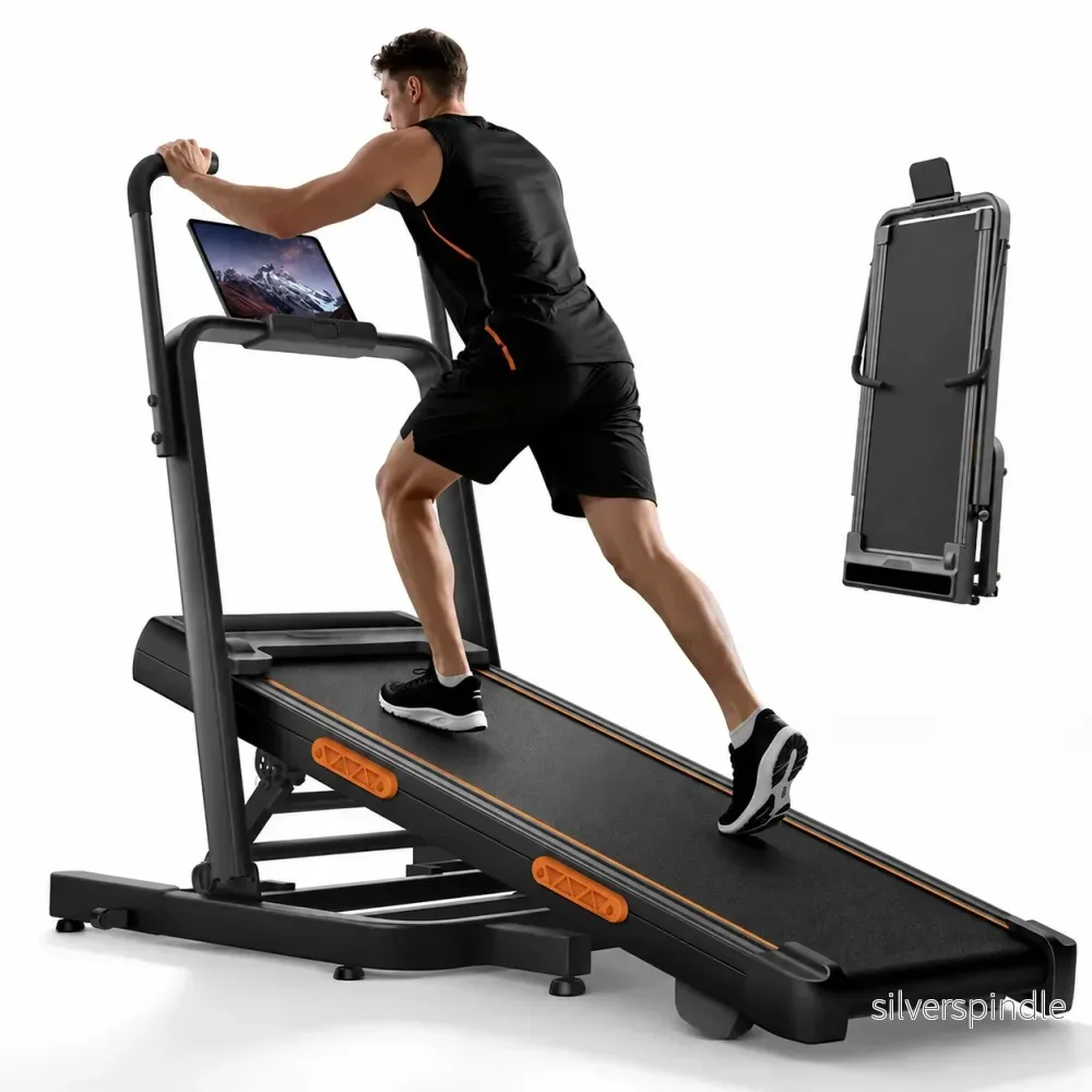 Hopfällbar Walking Pad med upp till 40 % lutning (bergsträning) Hopfällbar Walking Pad med upp till 40 % lutning (bergsträning)