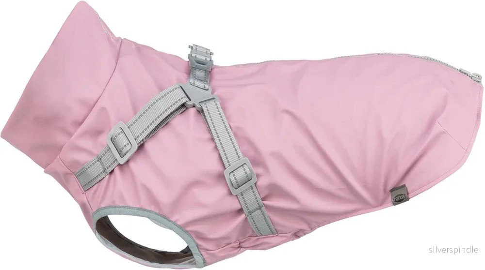 Pontis regntäcke med sele rosa Pontis regntäcke med sele rosa