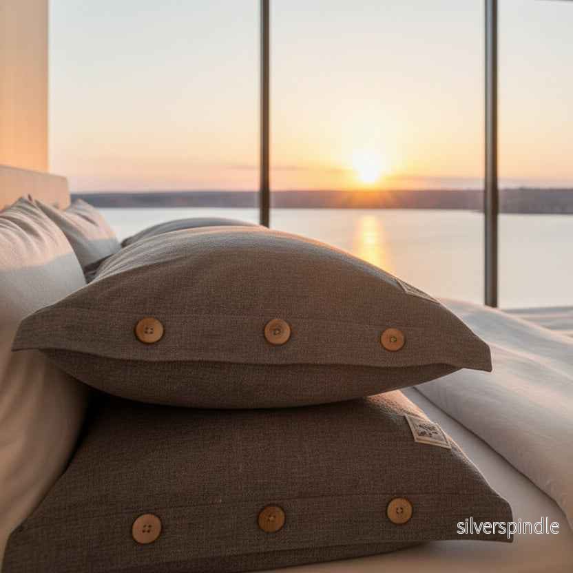 Cushion Cover ROMA Light Blue – Stylish and soft linen-feel cushion cover 2-Pack (48×74 cm) Cushion Cover ROMA Light Blue – Stylish and soft linen-feel cushion cover 2-Pack (48×74 cm)