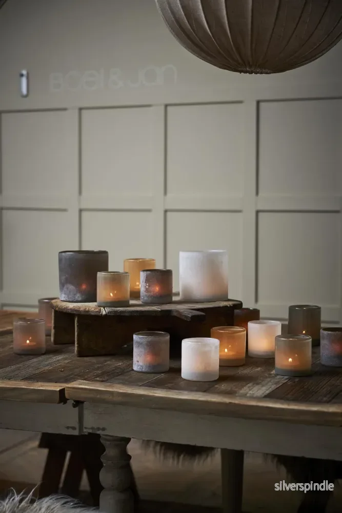 Bungenäs frostad lykta brun S - Bild 3