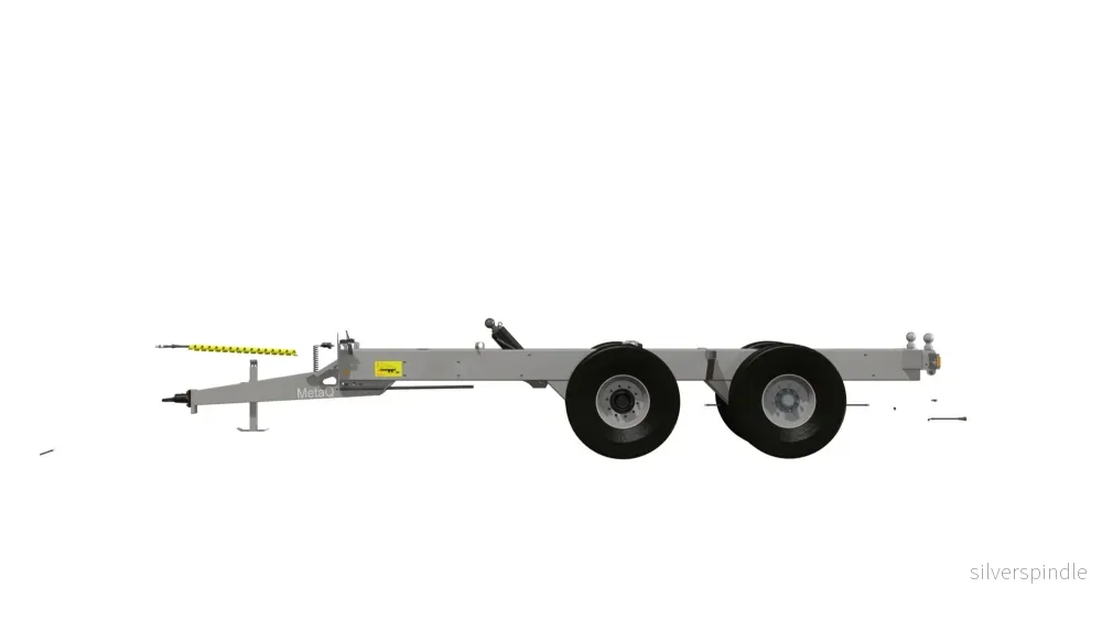 MQ75 chassi 2 axlar cc 1810 560/60x22,5 - Bild 2