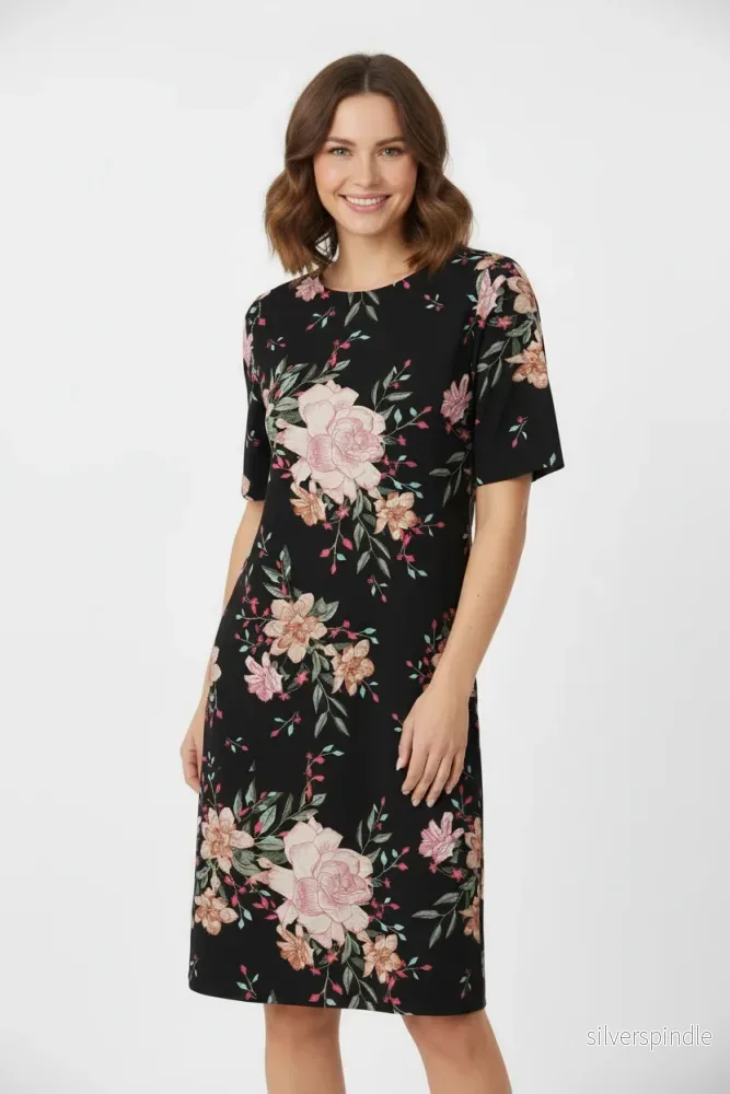 SIMPLY EASY VISC 2/4 SHORT DRESS - Bild 2