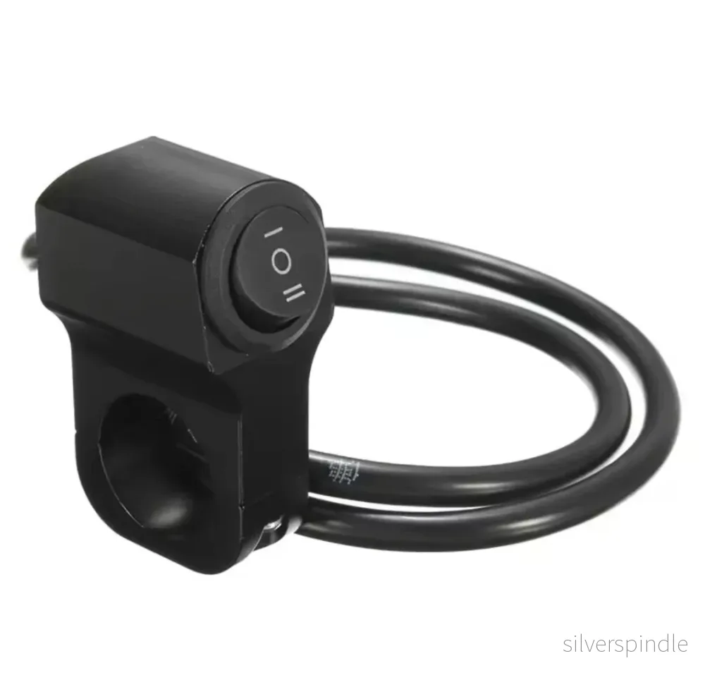 Lightweight switch brytare med 3 lägen PÅ/AV/PÅ för Styre 22mm strålkastare MC Moped ATV Lightweight switch brytare med 3 lägen PÅ/AV/PÅ för Styre 22mm strålkastare MC Moped ATV