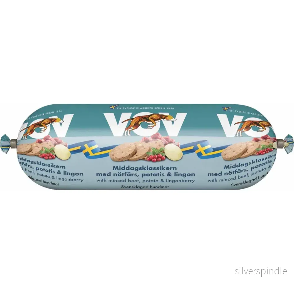 Vov Middagsklassikern Med Nötfärs, Potatis & Lingon 550g