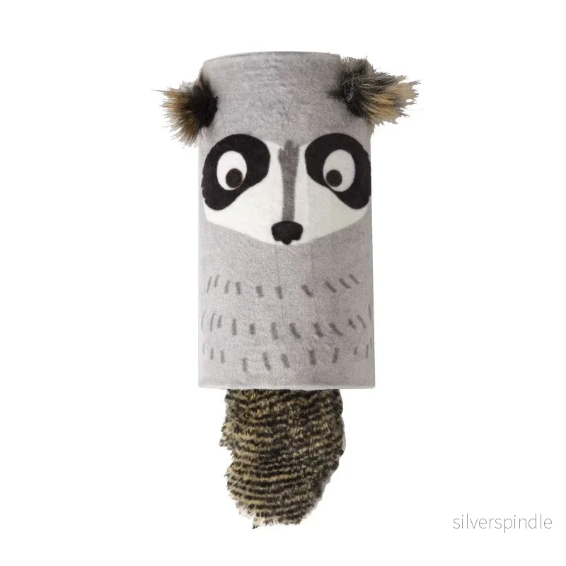 GiGwi Leksak MelodyChaser Raccoon Grå 22cm