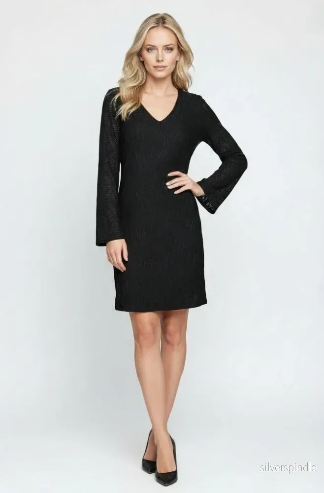 VIVA LS V-NECK DRESS - Bild 2