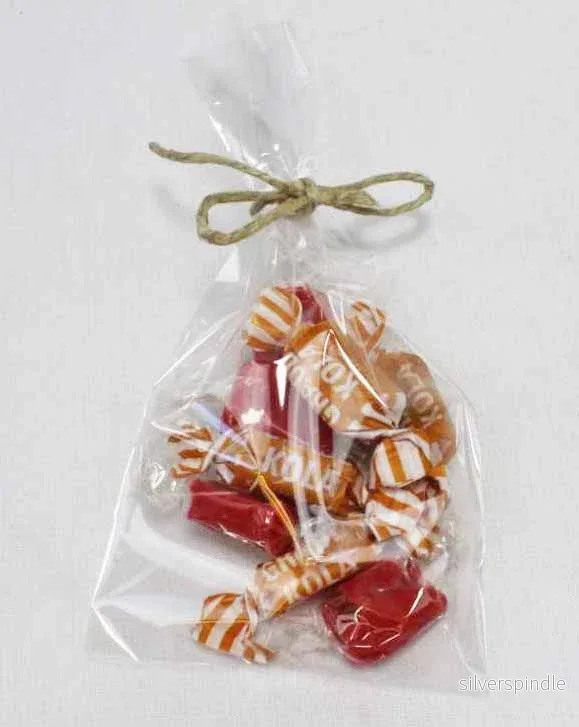 Små cellofanpåsar Pralinpåse 10 x 20 cm | Transparenta plast - Bild 2