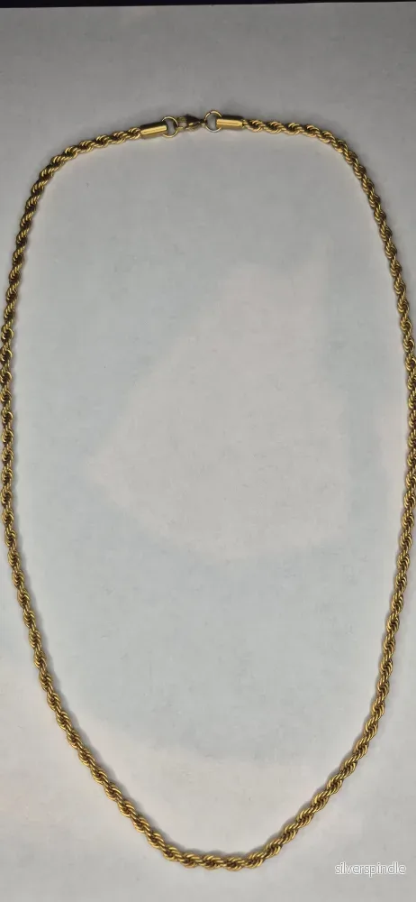 Borealis Rope Men's Necklace Gold - Bild 2